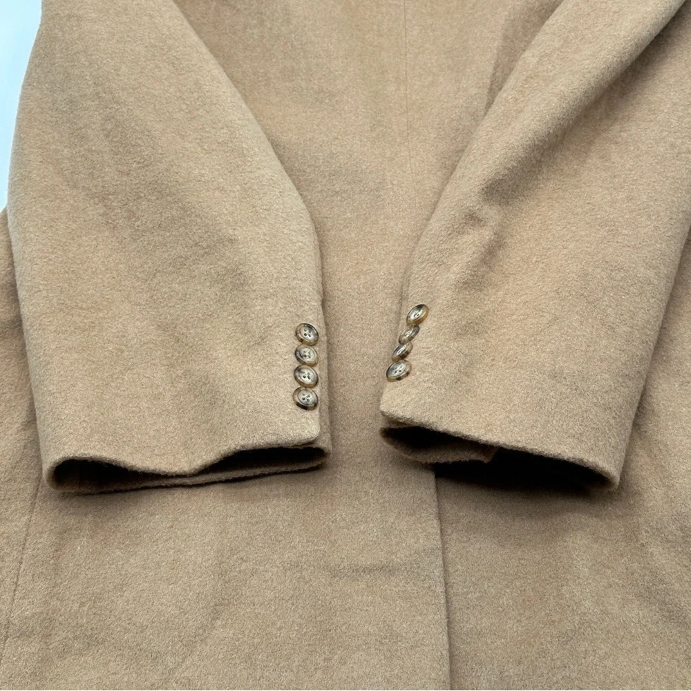 Mark Shale Men's Tan Sport Coat EVENING DINNER Jacket 100% CAMEL HAIR Blazer 50” - Picture 13 of 16